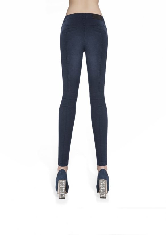 AVRIL - Barva: džínově modrá, Materiál: bavlna / polyester / elastan, Velikost: L