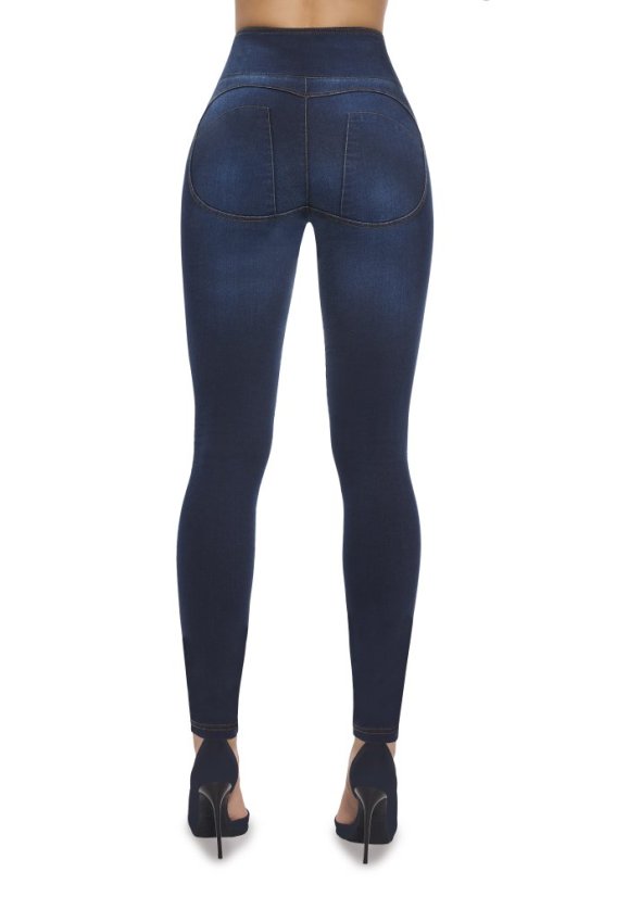AYA - Kolor: dark denim, Skład: bawełna / poliester / elastan, Rozmiar: M