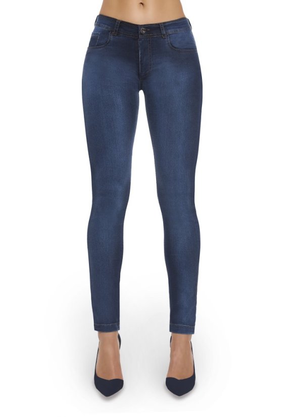 ANNE - Kolor: dark denim, Skład: bawełna / poliester / elastan, Rozmiar: XL, Grubość materiału: 300 DEN