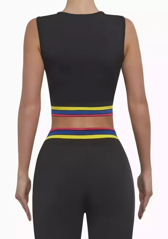 CHAMP TOP 30 - Barva: černá, Materiál: polyester / elastan, Velikost: S