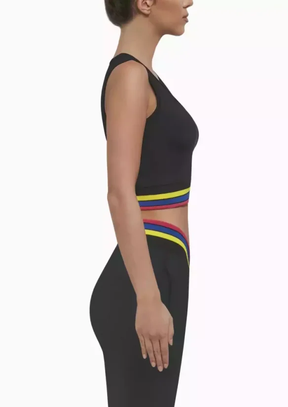 CHAMP TOP 30 - Barva: černá, Materiál: polyester / elastan, Velikost: S